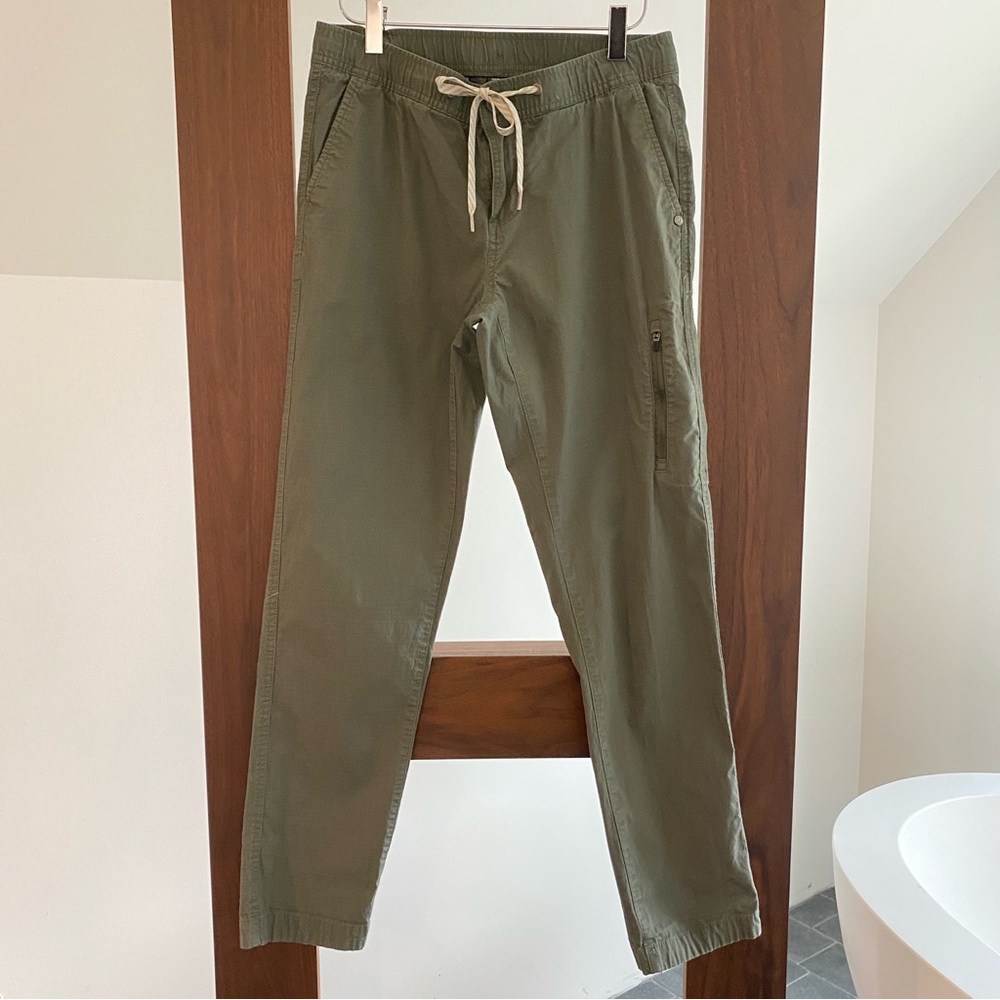Vuori Ripstop Army Green Active Hiking Camping Pants Size S - Picture 12 of 12
